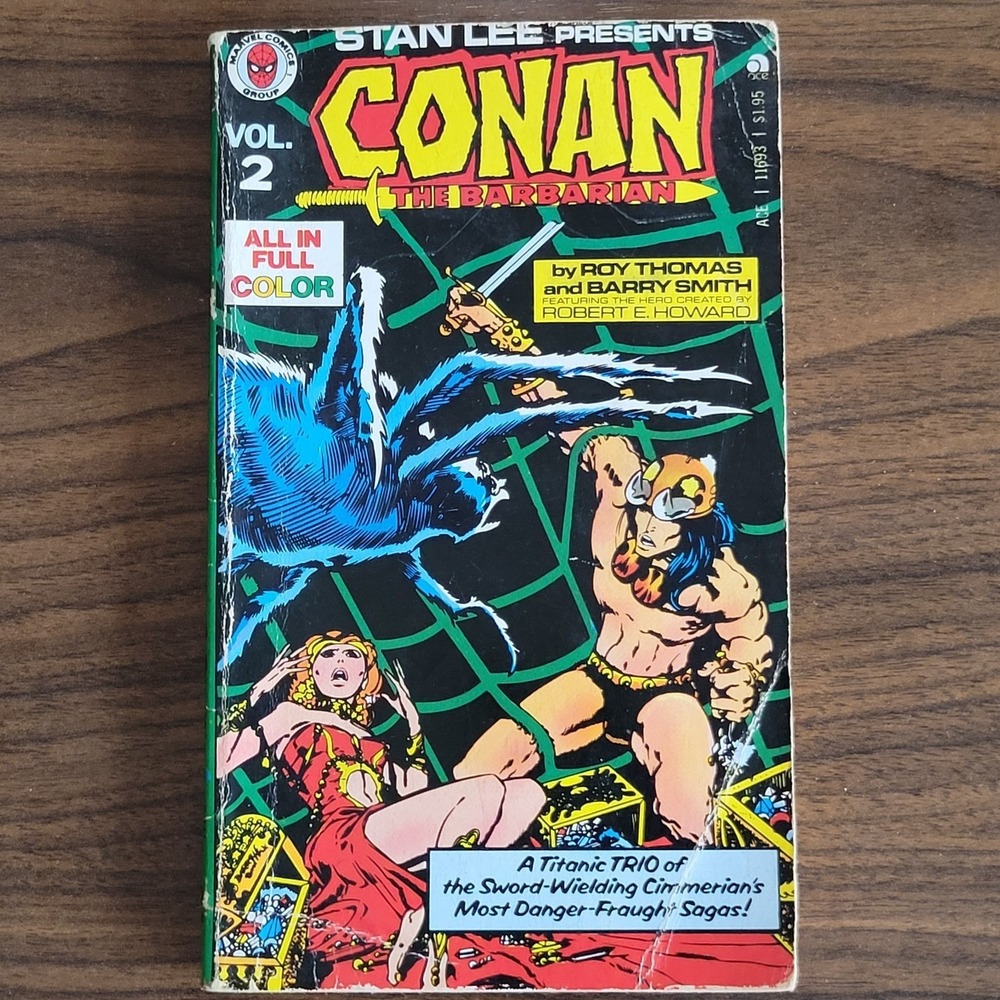 STAN‎ LEE presents CONAN The Barbarian vol 2 Pocket Book COMIC 1978 PB